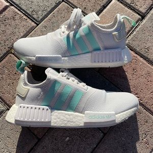 ADIDAS NMD R1 (GS-GRADE SCHOOL) GREY/MINT